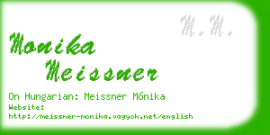 monika meissner business card