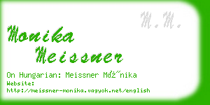 monika meissner business card